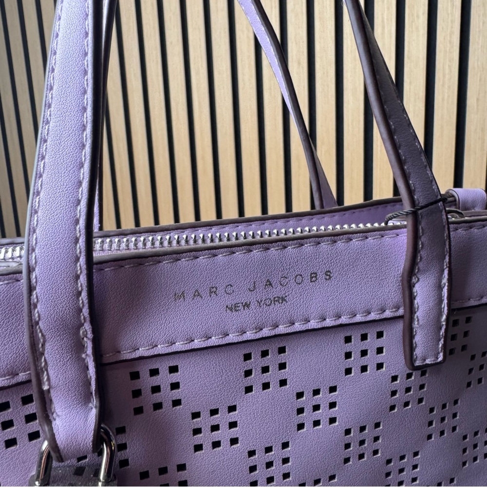 Marc Jacobs Lavender Perforated Satchel - Picture 7 of 11